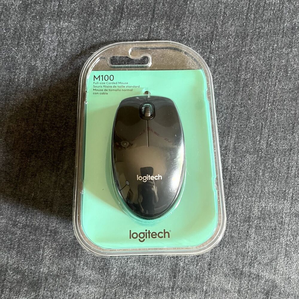 Logitech M100 (910001601) USB Wired Optical Mouse